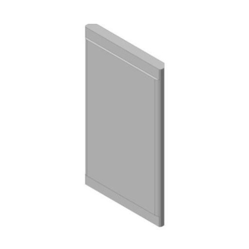 Šamotová deska zadní střed KV 025W 01 (B) 